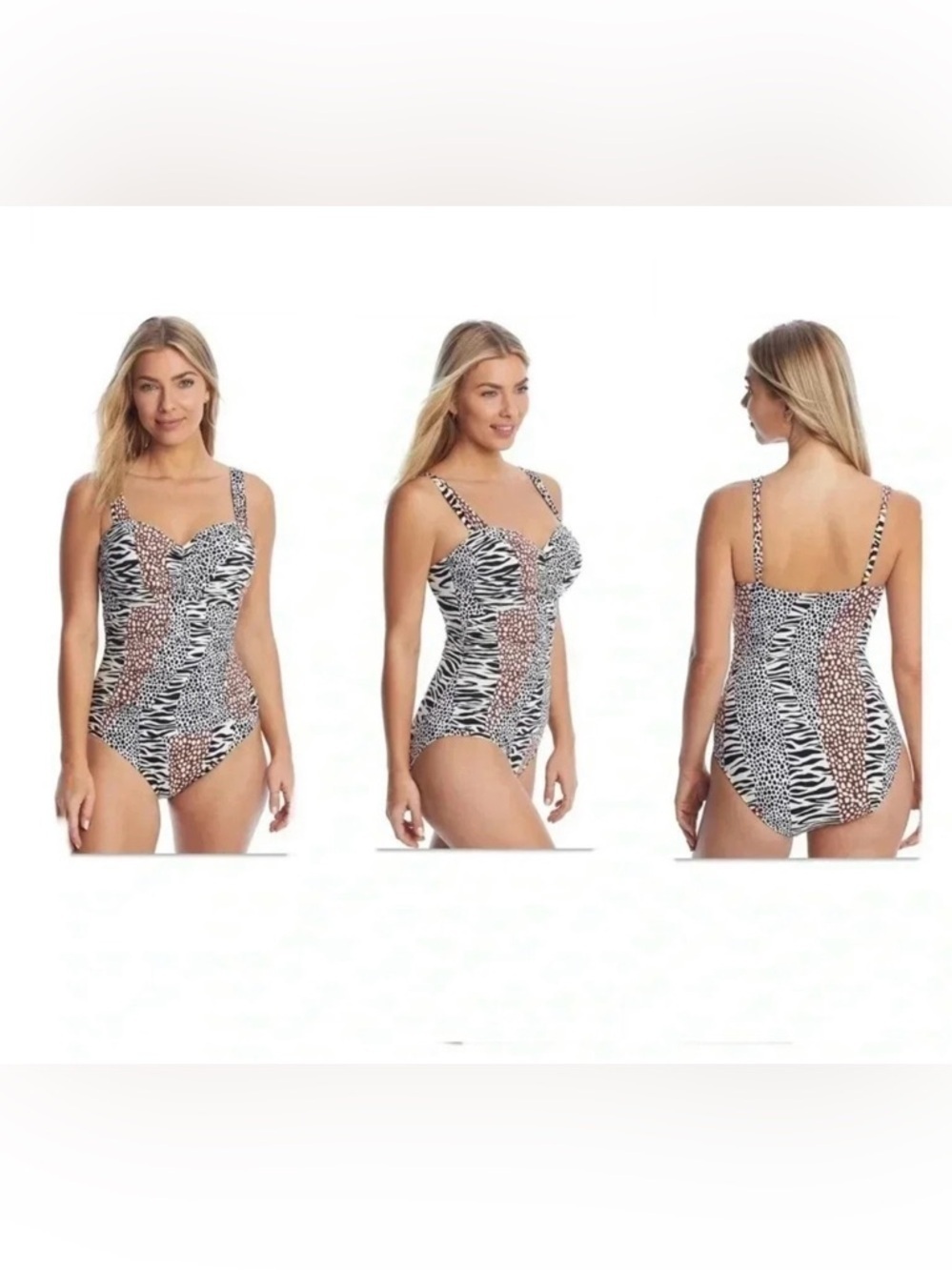 BLEU ROD BEATTIE  Some Like It Hot Underwire One-Piece Size 4